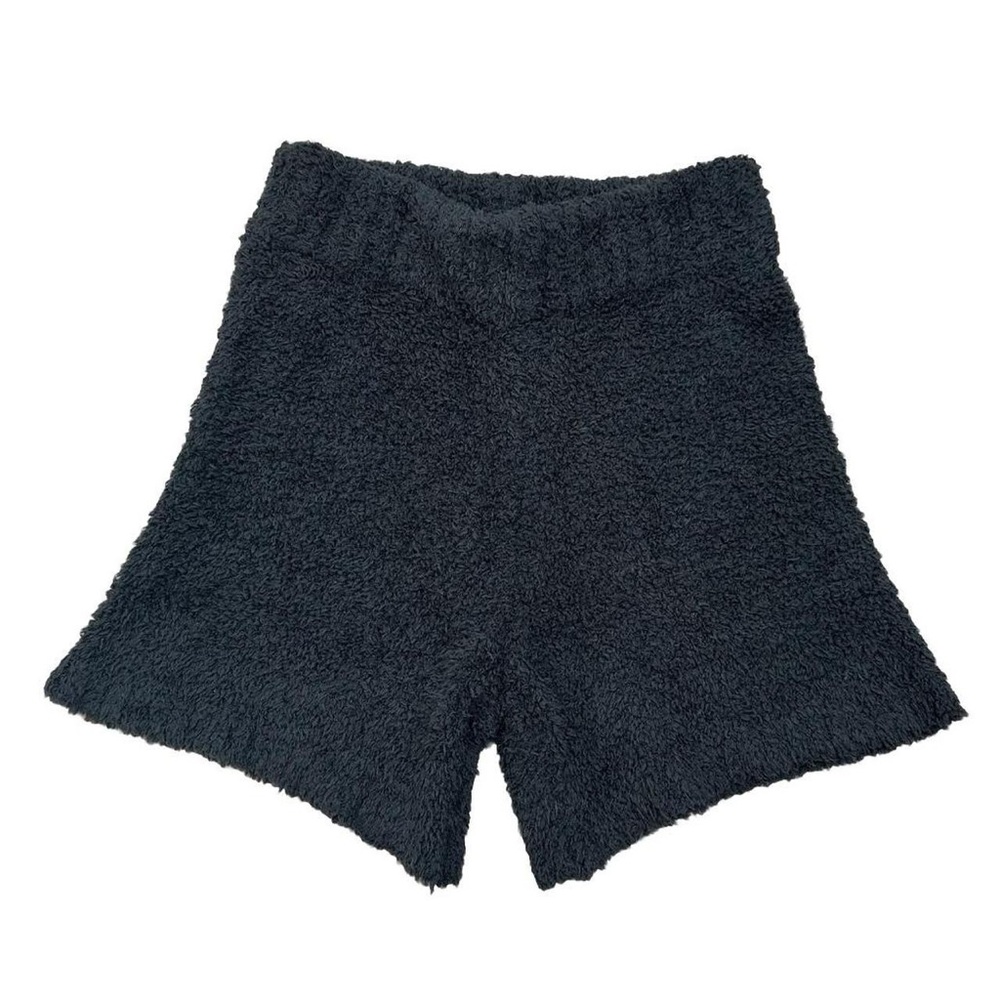 SKIMS Black Cozy Knit Shorts Size S/M